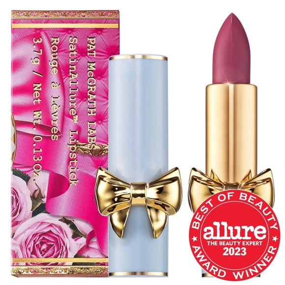 NEW PAT McGRATH LABS X Bridgerton SatinAllure Lipstick INFATUATION 492 - Picture 2 of 8